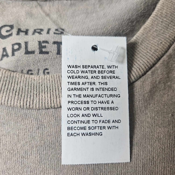 Chris Stapleton Mens Large Graphic T-Shirt‎ Distressed Soft Faded Cotton Tee NEW - Picture 3 of 9
